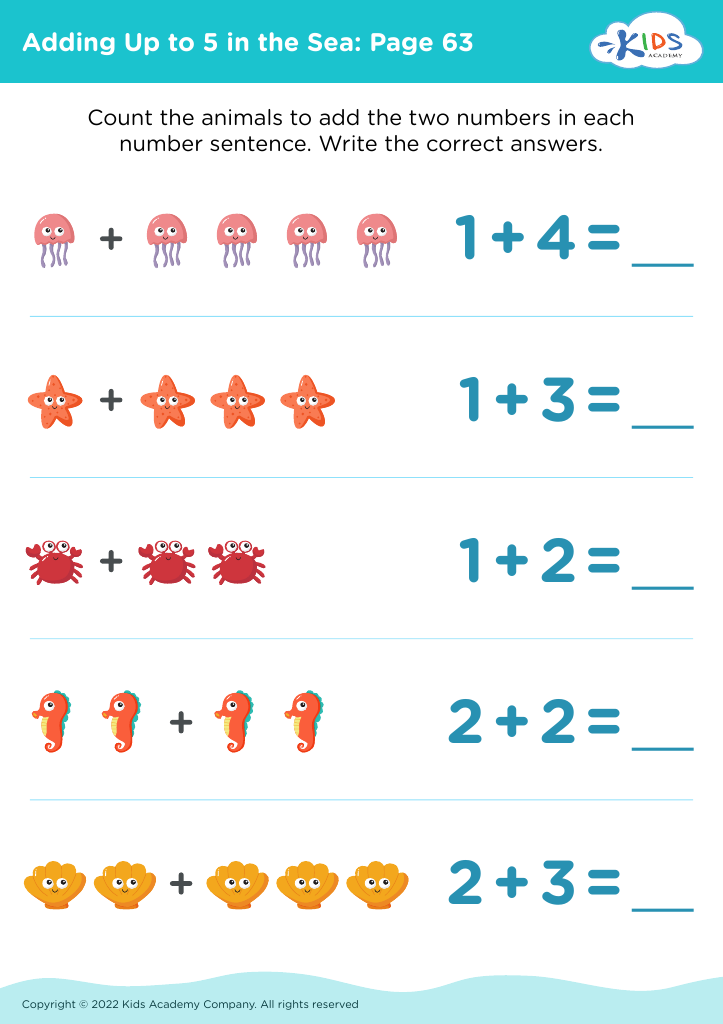 Preschool math worksheets - Free Pre-K PDF printable worksheets
