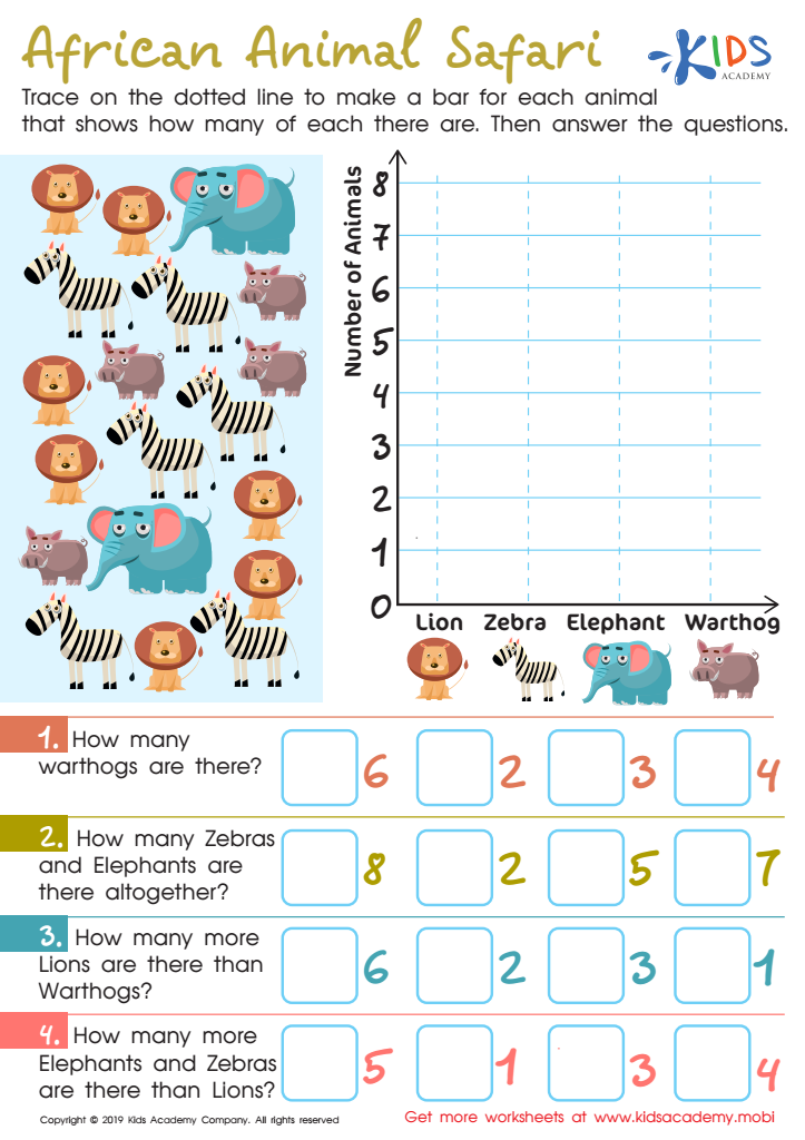 Bar graph worksheets for 2nd grade - Second grade free worksheets