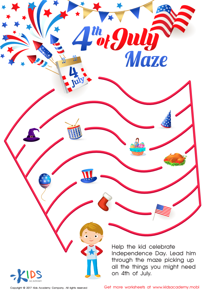 4th of July Maze