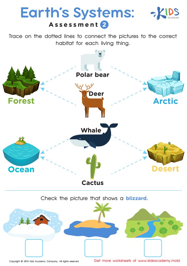 Earth's Systems: Assessment 2: Assessment 1, Free Printable PDF for Kids