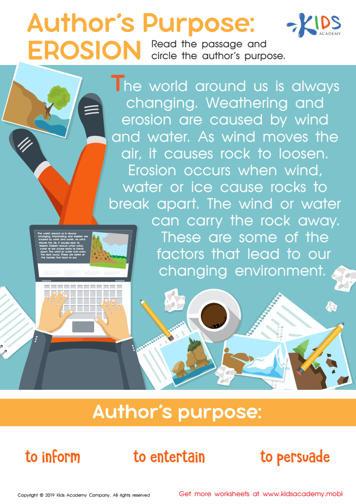 Author's Purpose Worksheets