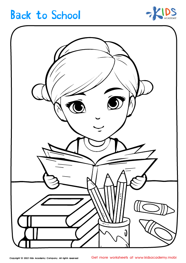 Back to School Coloring Page 5