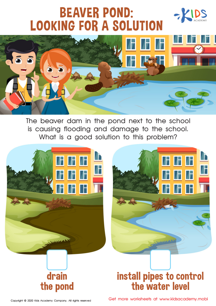 Beaver Pond: Looking for a Solution Worksheet