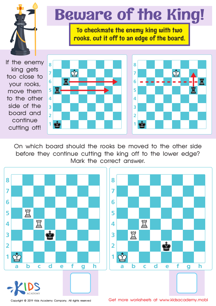 Chess Club Tips and Tricks Cheat Sheet Handout Help Sheet Printable