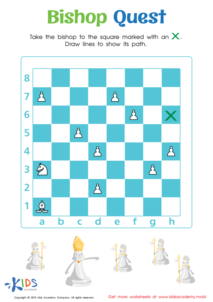 Chess Pieces Quest Worksheet: Free Printable PDF for Kids - Answers and  Completion Rate