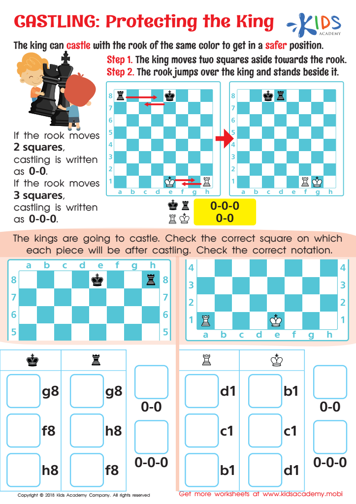 ChessKid Lessons: Rook Level 1, How to Castle