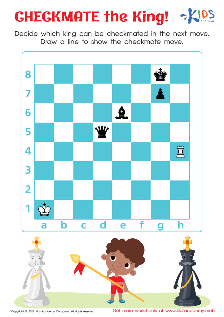 Kid Chess Difficult Mate In 1 (For Solutions, Go To Www - Fill and Sign  Printable Template Online