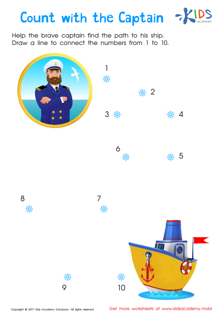 Connect the Dots Numbers 1-10 PDF