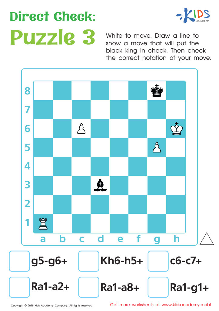 Chess Math Puzzle - with Answer  Maths puzzles, Chess puzzles, Chess