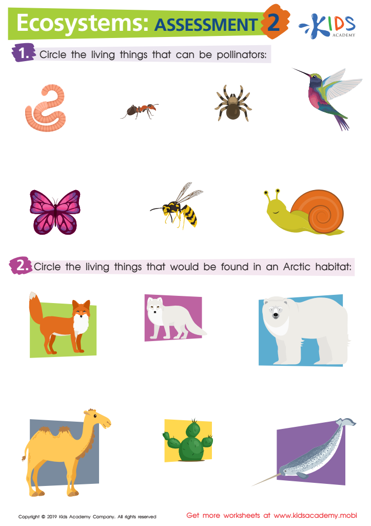 examples of ecosystems for kids