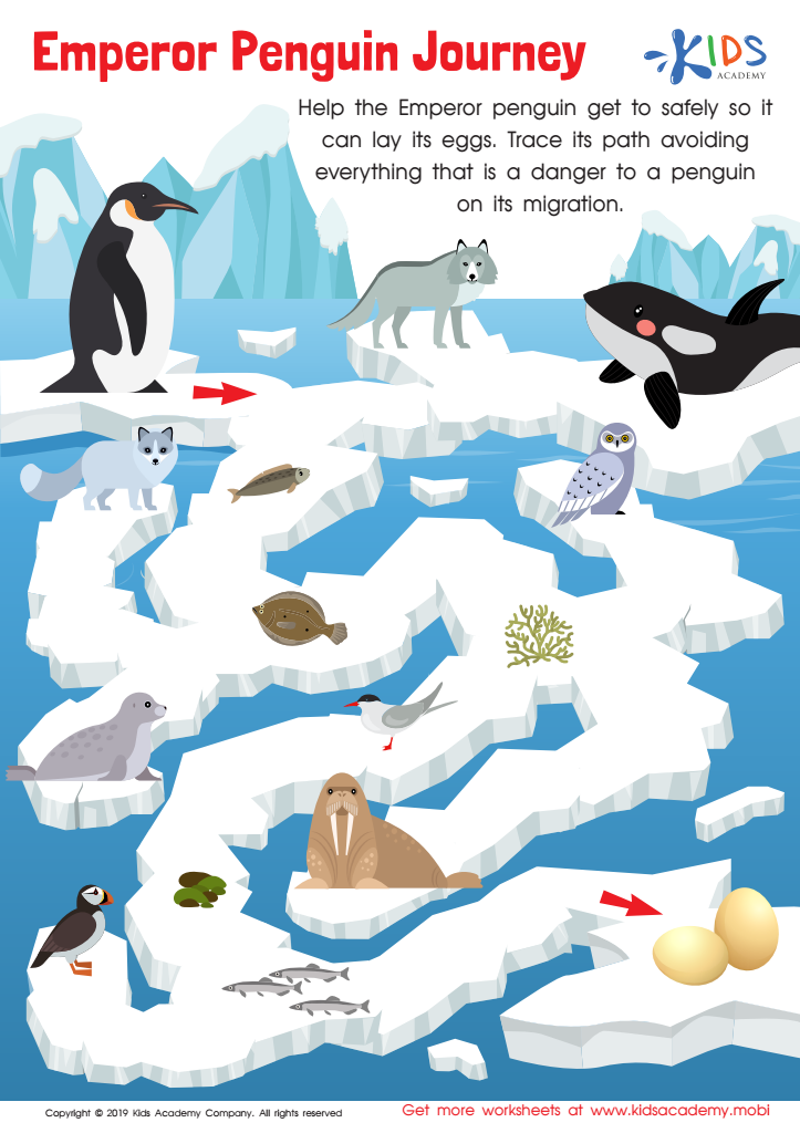 Emperor Penguin Journey Worksheet