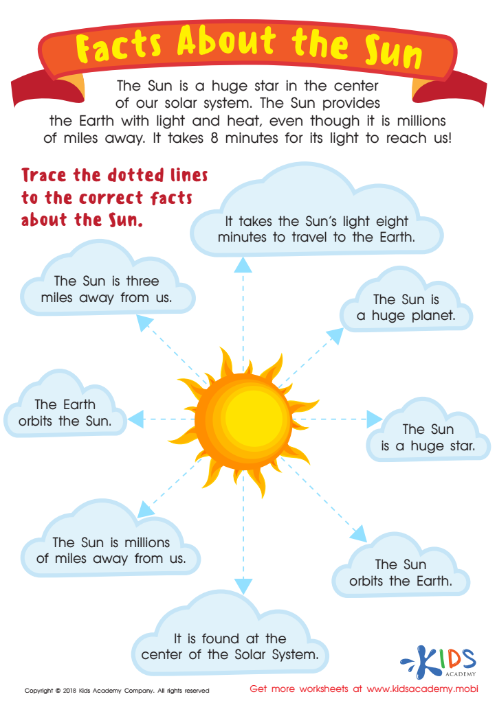 Facts About the Sun Worksheet