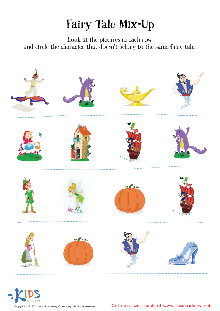 Fairy Tale Worksheets
