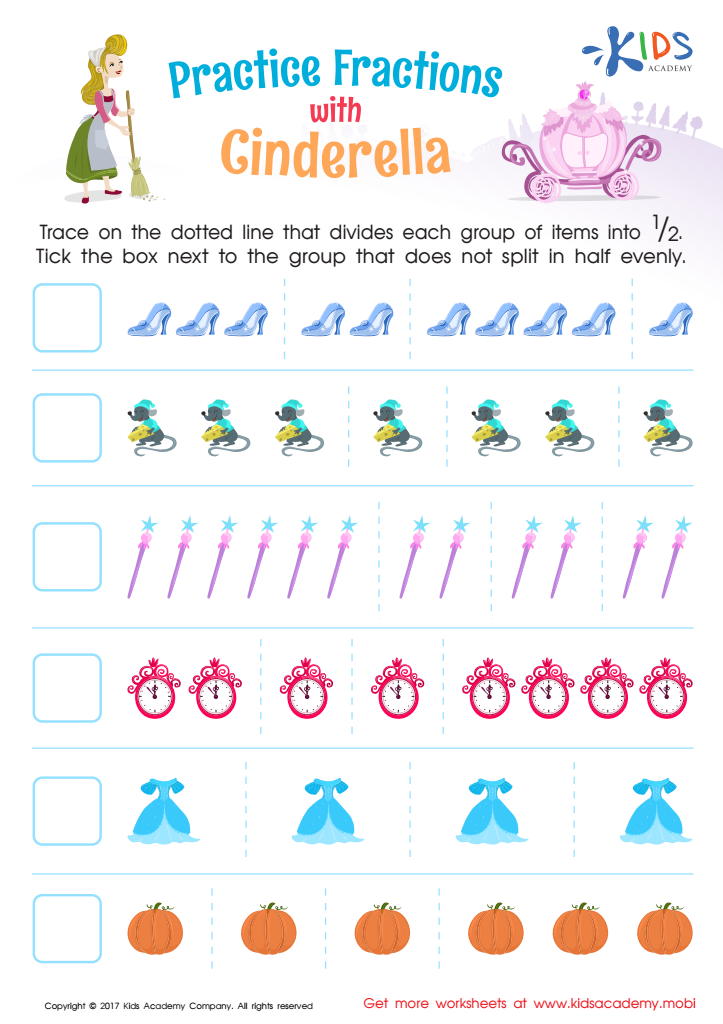 Cinderella Fraction Practice