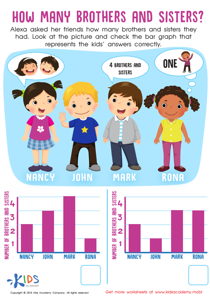 How Many Brothers and Sisters? Worksheet