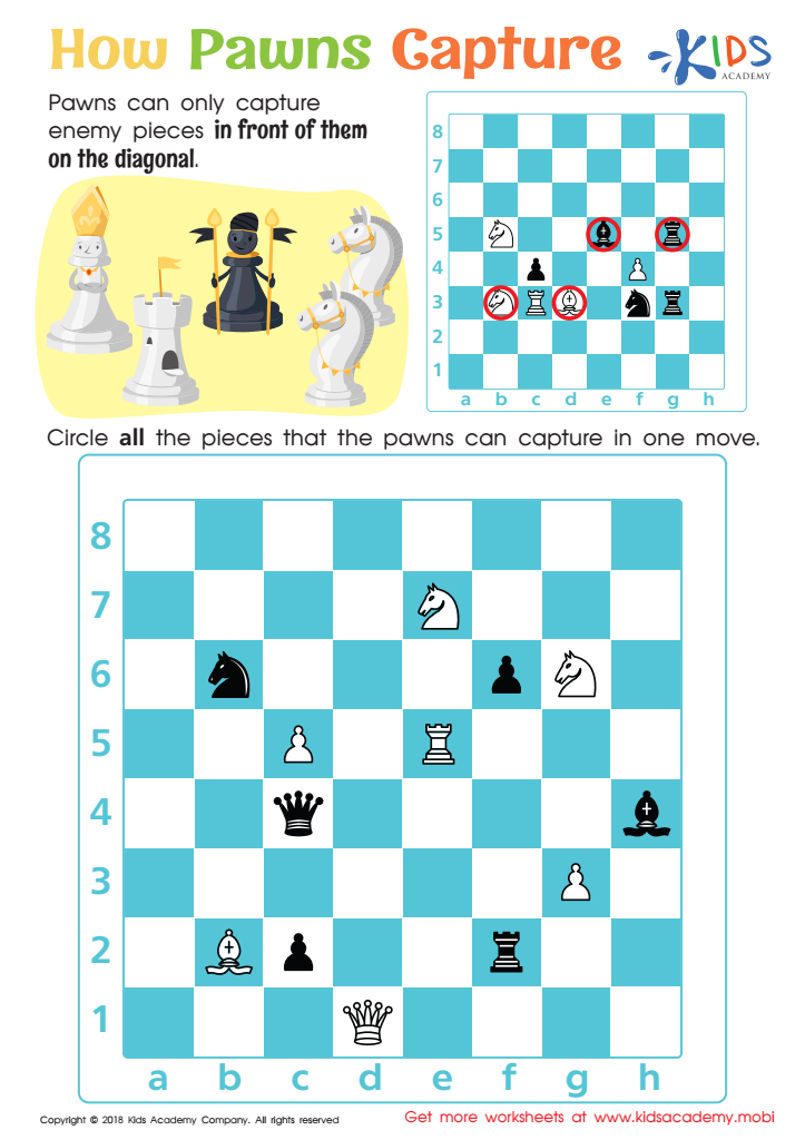 How Pawns Capture Worksheet