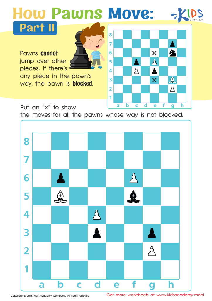 How Pawns Move: Part II Worksheet