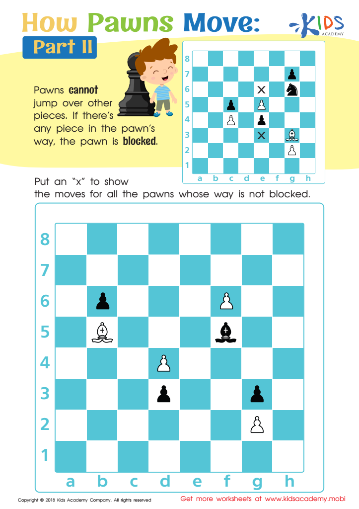 The Pawn  How to Move the Chess Pieces 