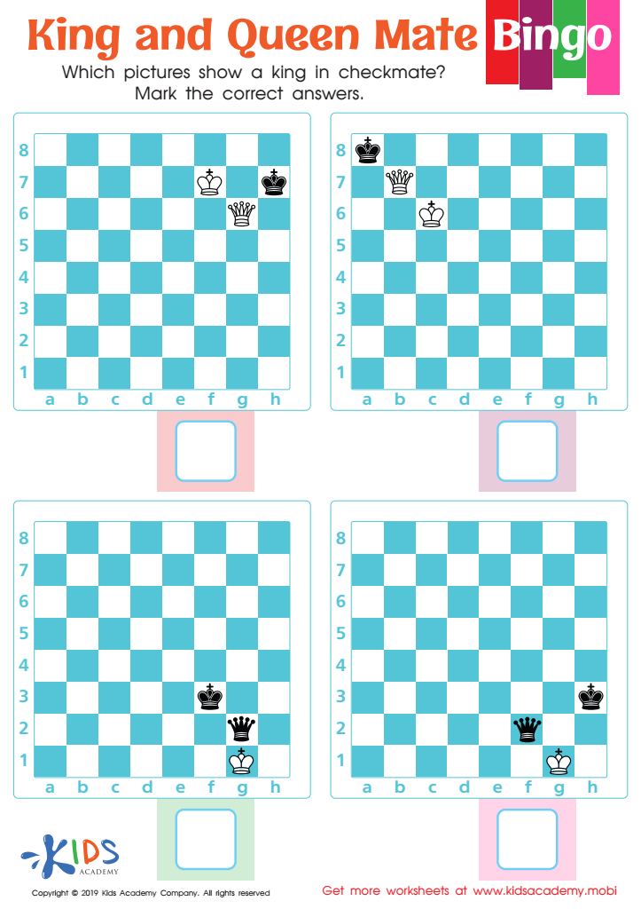 Chess Puzzles Worksheets by Educational flyers and documents