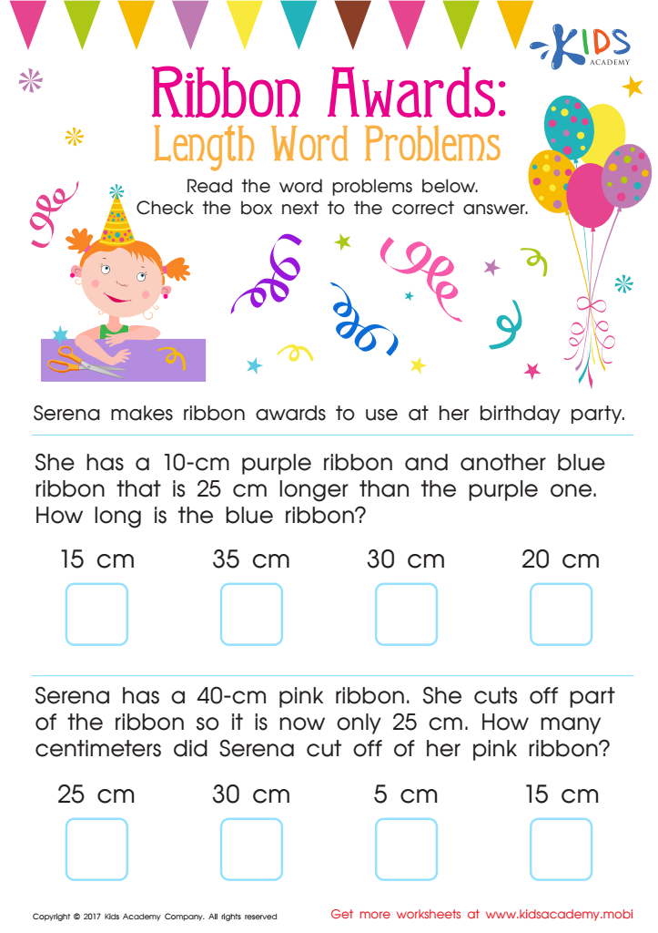 length word problems worksheet free printable pdf for kids