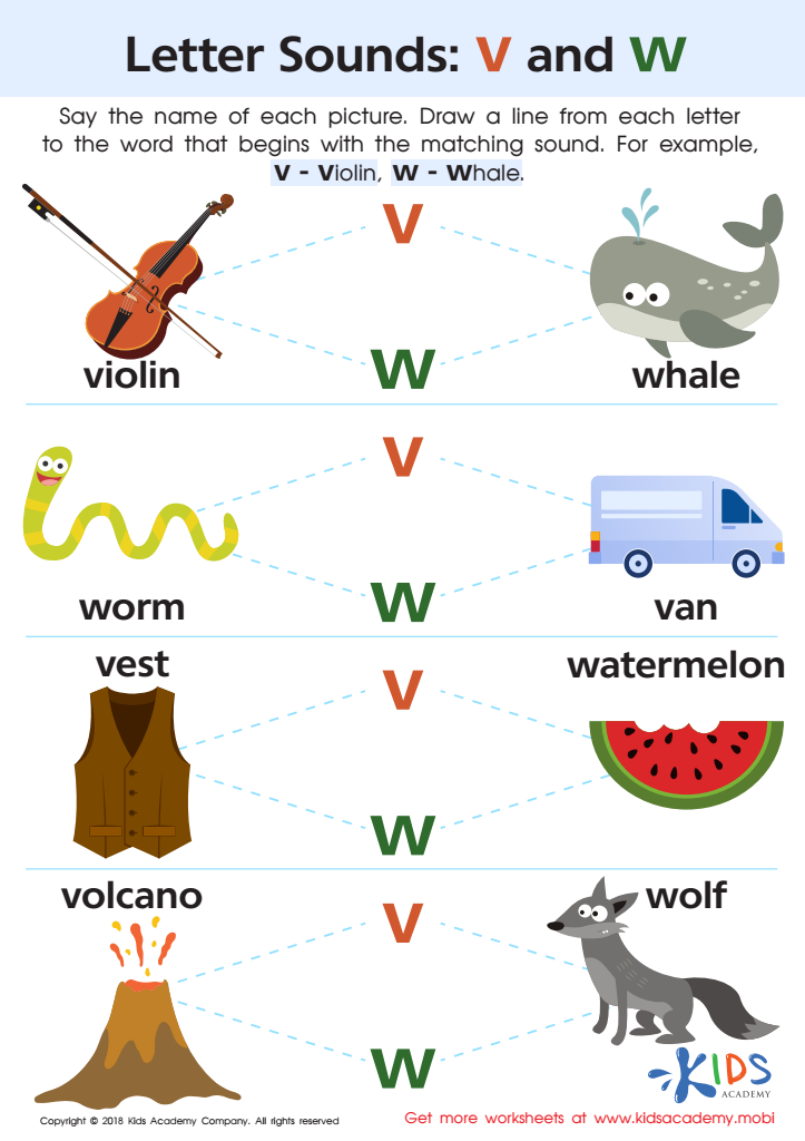 Letter W Words For Kids