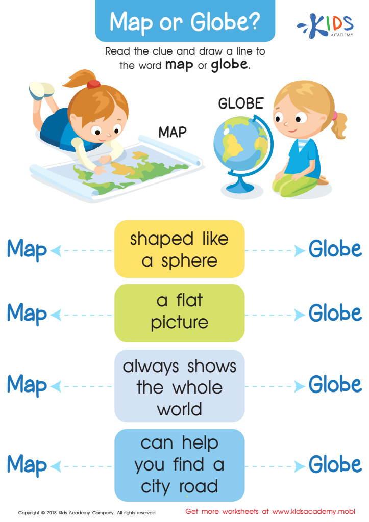Map or Globe? Worksheet