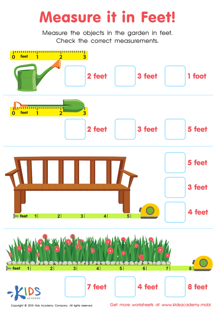 Inches, Feet And Yards Worksheet, Printable PDF For Kids, 55% OFF