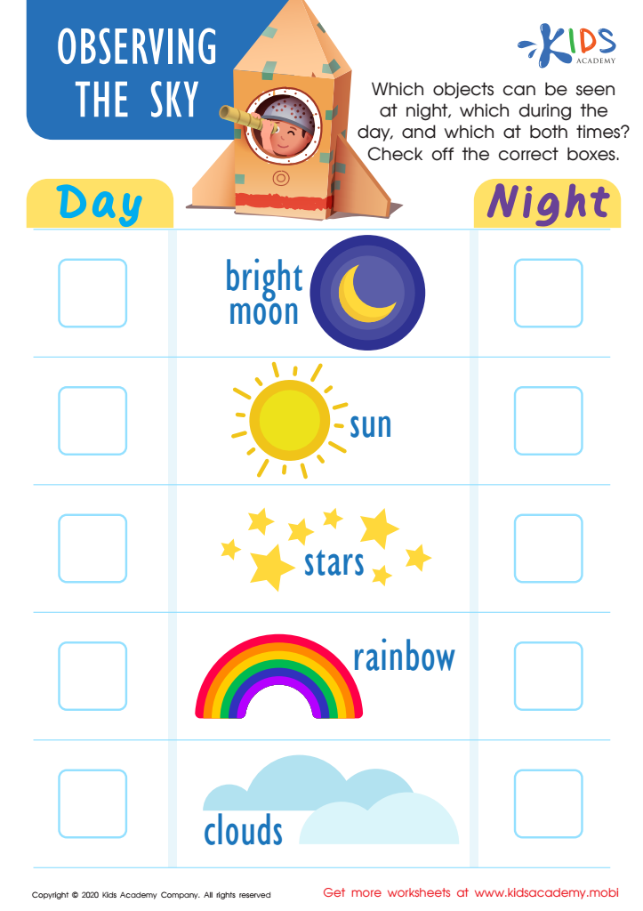 Day And Night Worksheets For Kindergarten Printable Kindergarten 