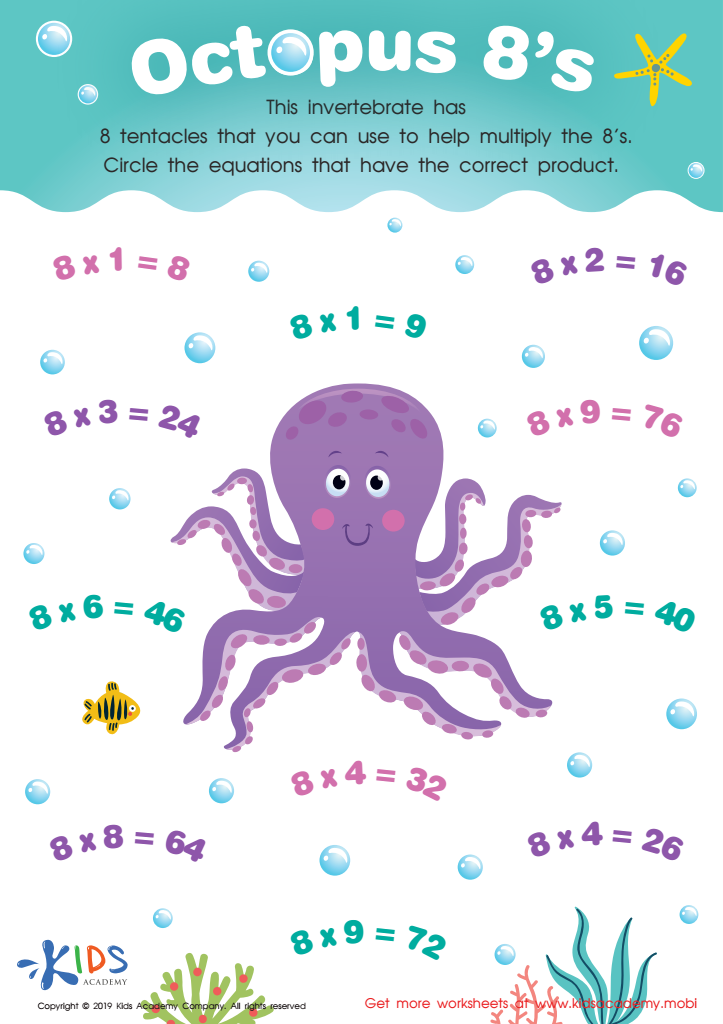 Octopus 8’s Worksheet