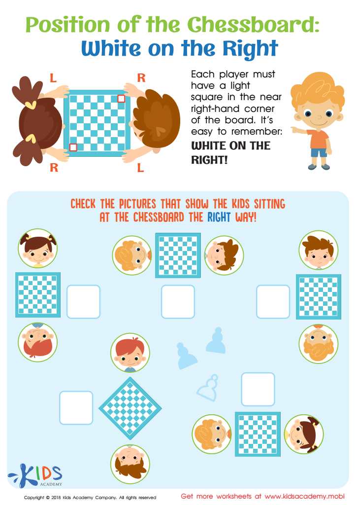 Chess Worksheets for Kids