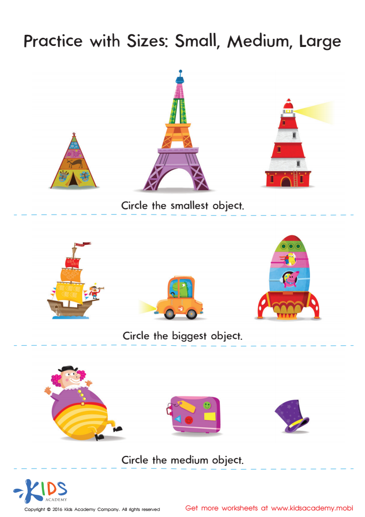 Big Small Worksheet Comparison Worksheet Preschool -  Portugal