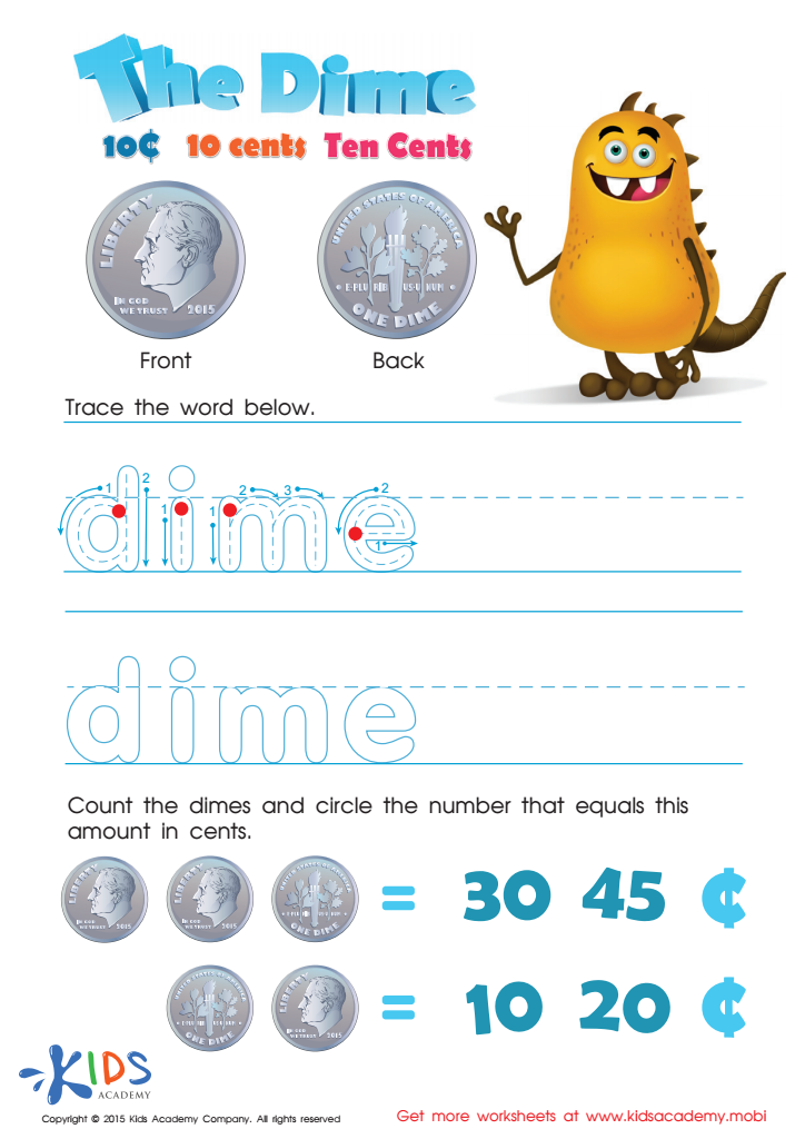 Grade 2 Counting Money Worksheets Pennies Nickels And Dimes K5 Learning 
