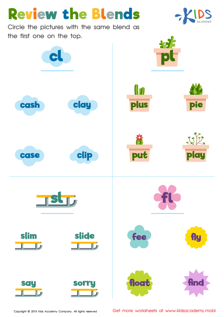 1st Grade Consonant Digraphs Worksheets