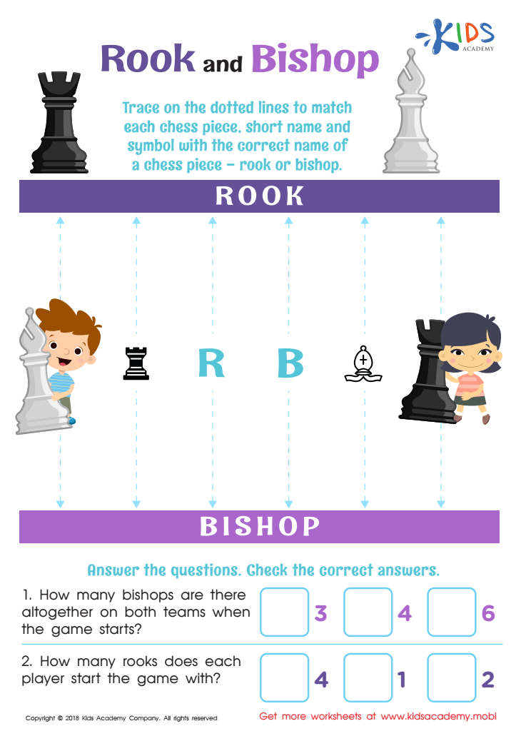 Rook and Bishop Worksheet