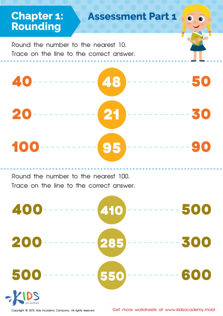 Mathematic Year 2-Round Off Numbers online exercise for