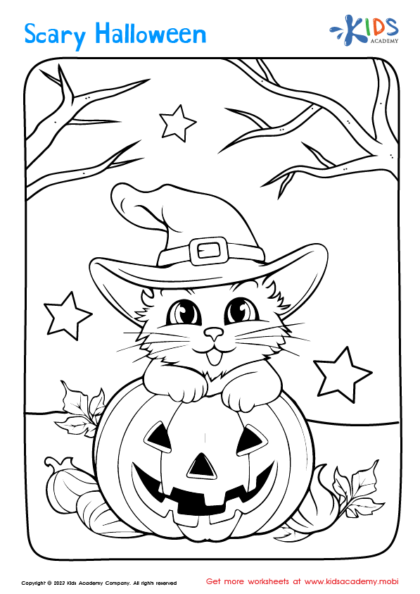 Puss in Boots Halloween Coloring Page