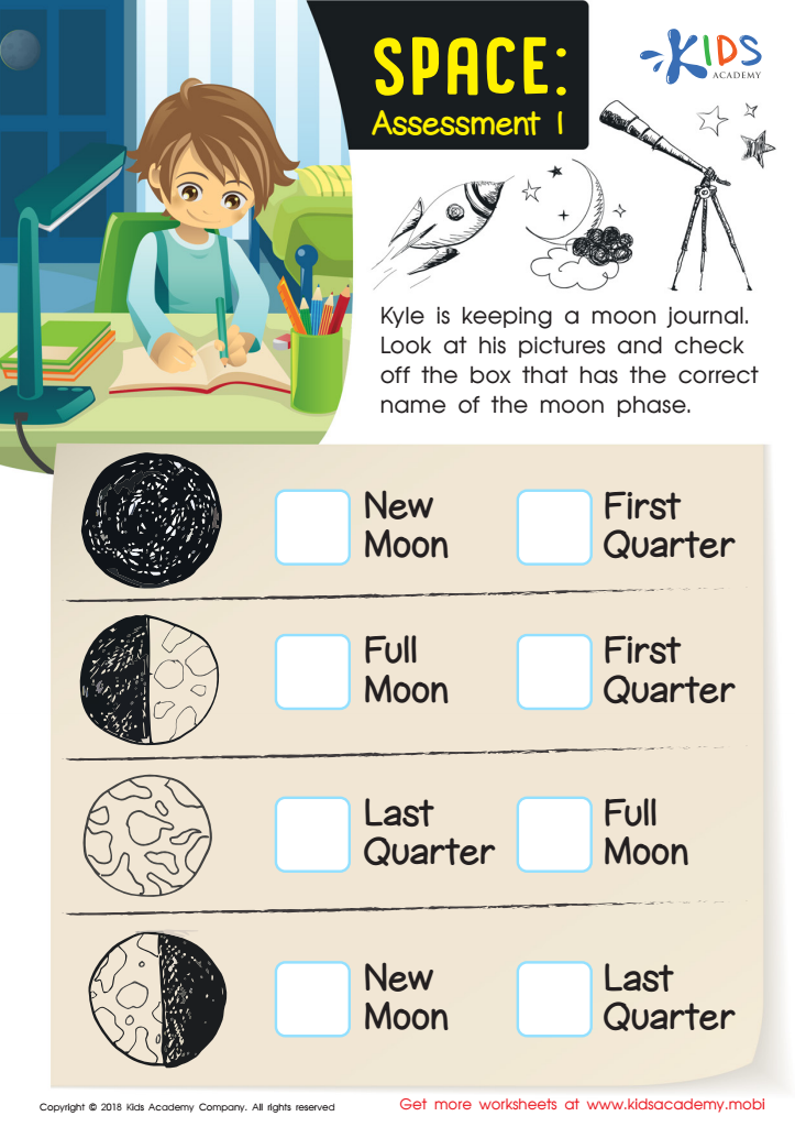 Space: Assessment 1 Worksheet