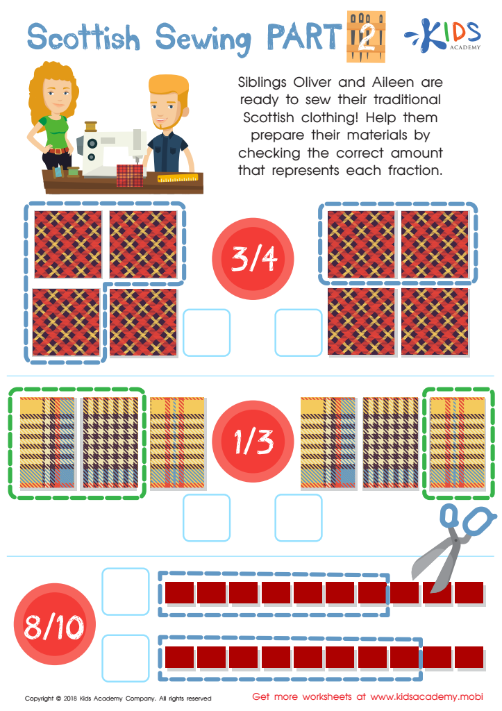 Scottish Sewing Part 2 Worksheet