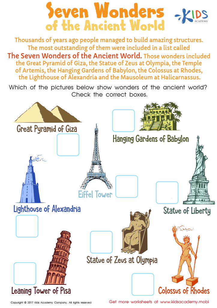 Free Printable Wonders Of World Worksheet Kiddoworksheets 42 OFF