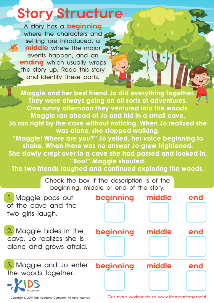 Story Structure Worksheet