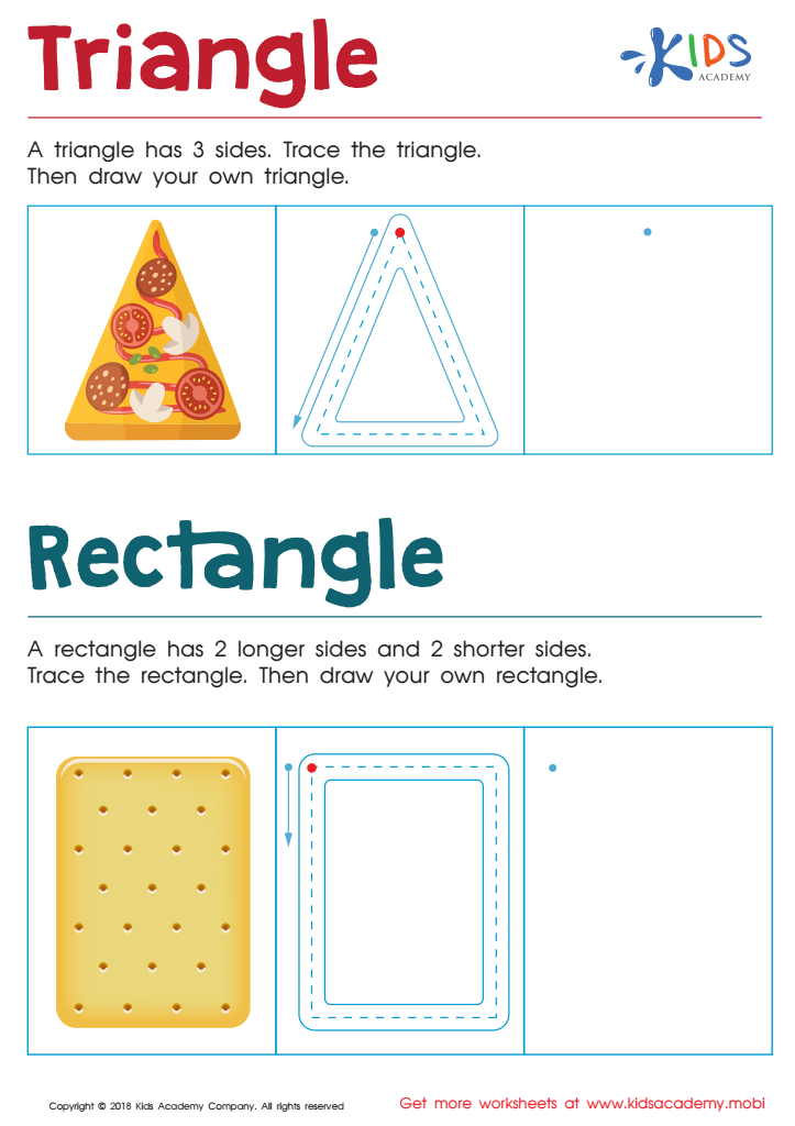 Triangle Rectangle Worksheet