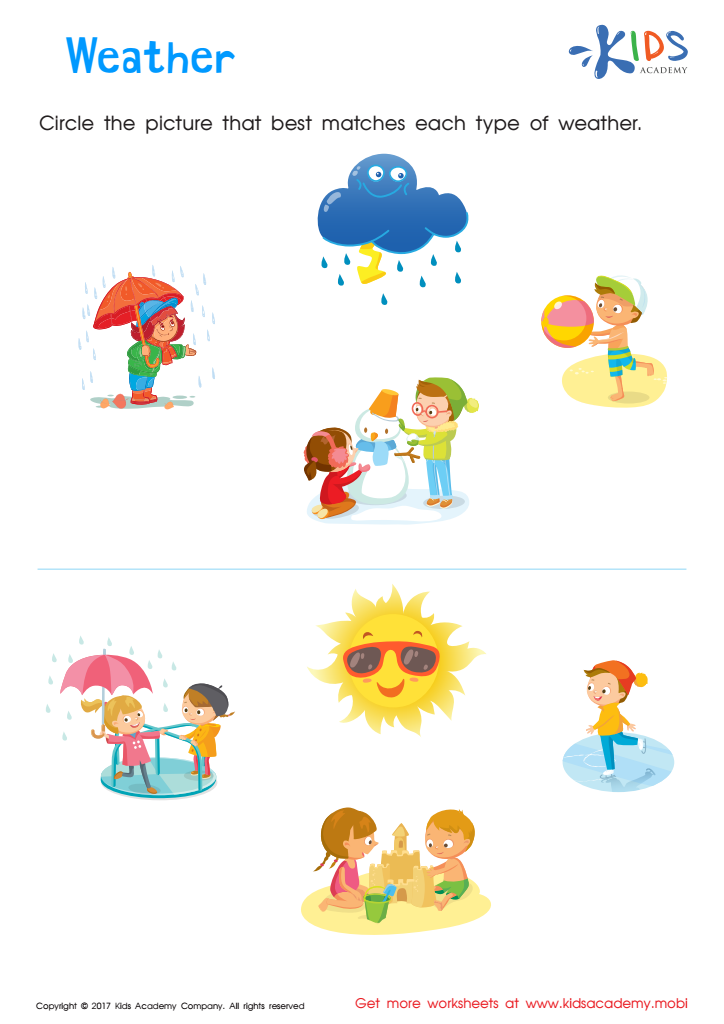 Weather Worksheets For Preschool Free Printable Weather Worksheets PDF 