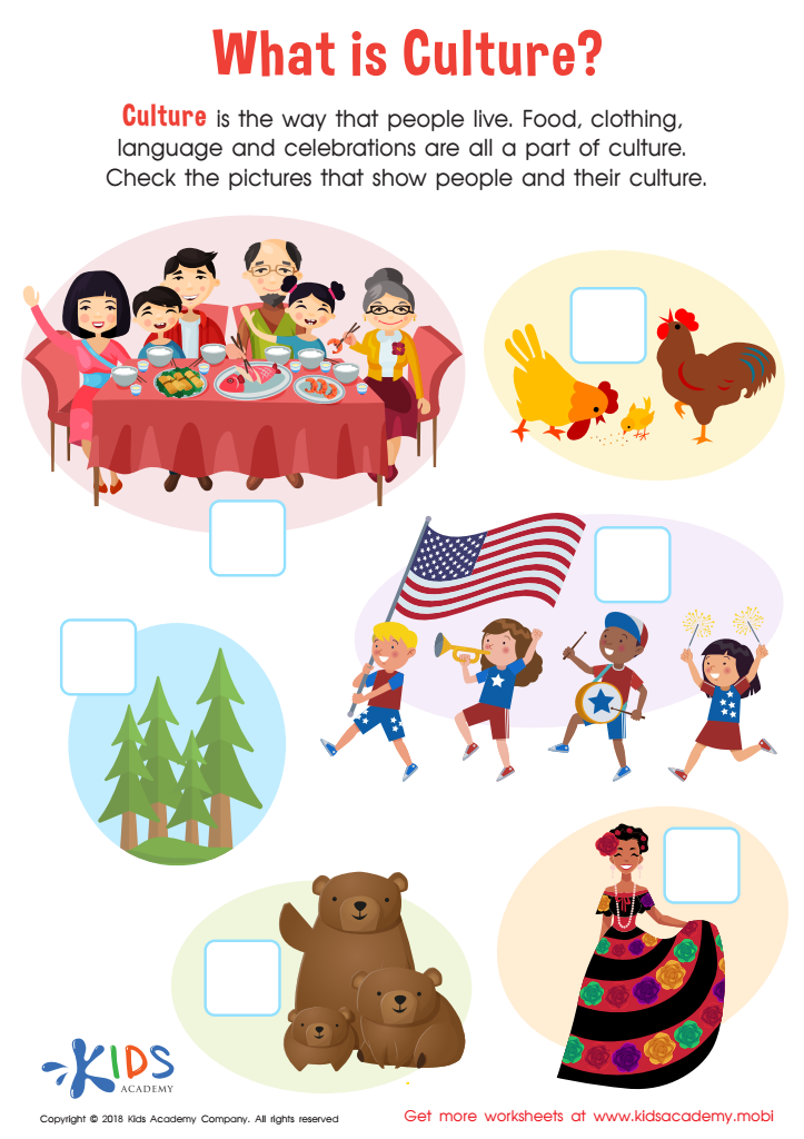 What Is Culture? Worksheet