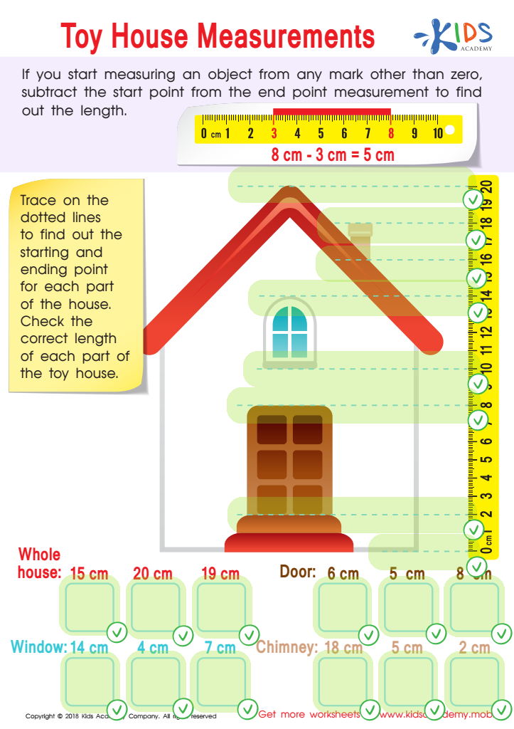 Toy House Measurements Worksheet Answer Key