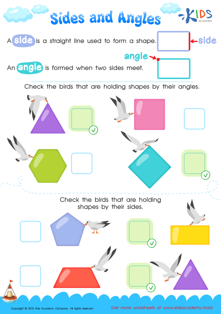 Sides and Angles Worksheet Answer Key