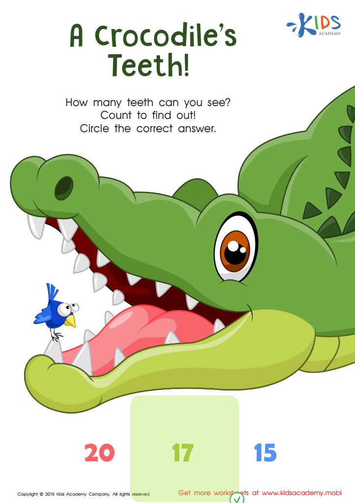 A Crocodile's Teeth Worksheet Answer Key