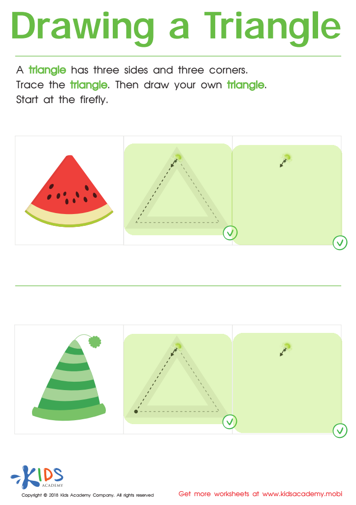Drawing a Triangle Worksheet Answer Key