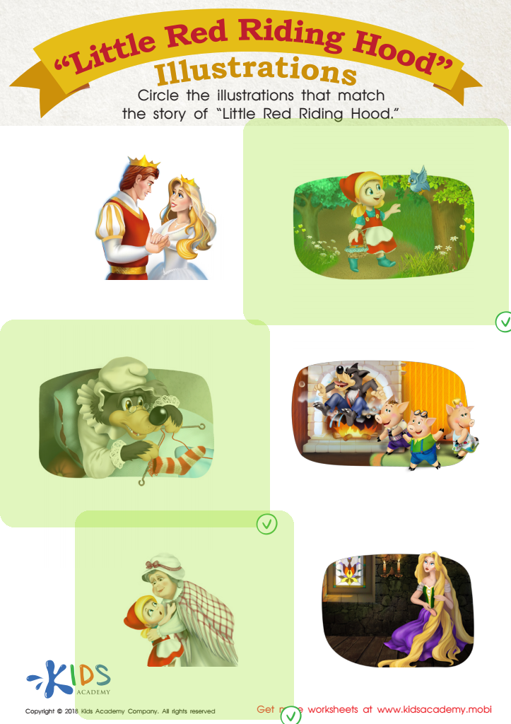 Little Red Riding Hood: Illustrations Free Worksheet Answer Key