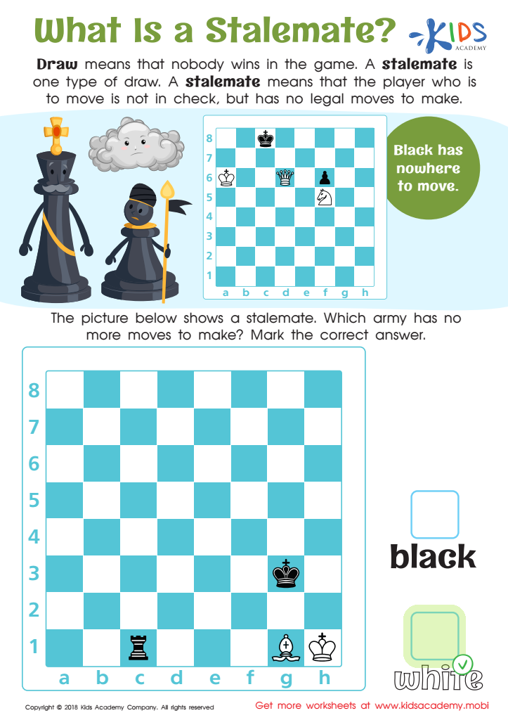 What Is a Stalemate? Worksheet Answer Key