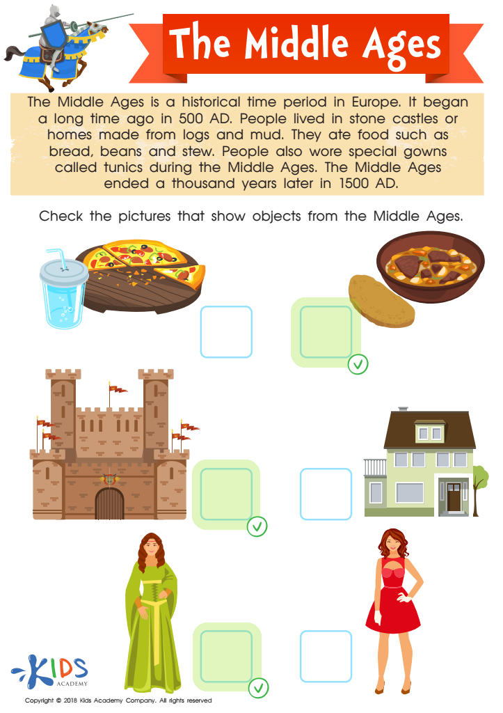 The Middle Ages Worksheet Answer Key